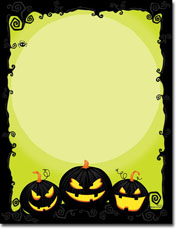 Paper So Pretty - Blank Designer Papers (Spooky Pumpkins) (DP1113)